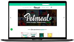 Diseño de tiendas virtuales Ecommerce Bogota Petmeal b agencia de ecommerce